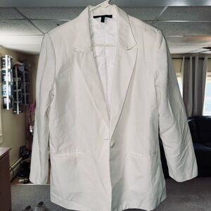 White Blazer Jacket